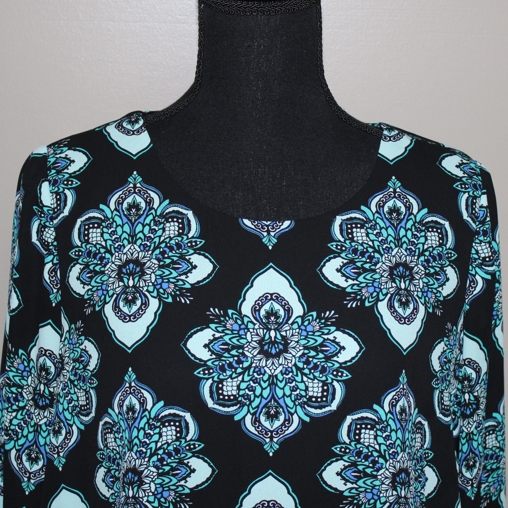 Kaari Blue Multi-Color Blouse - Picture 2 of 8